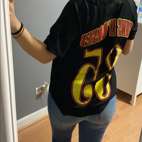 guns n roses baseball jersey
